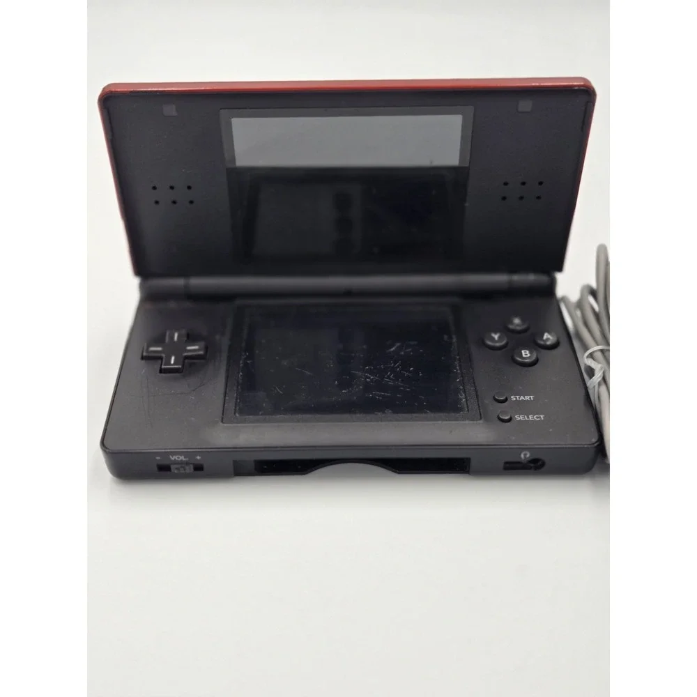 Nintendo DS Lite Red/Black Handheld Console (Used) And Charger (New)